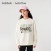 Balabala Girls' Fleece-Lined Cartoon Winter Sweatshirt