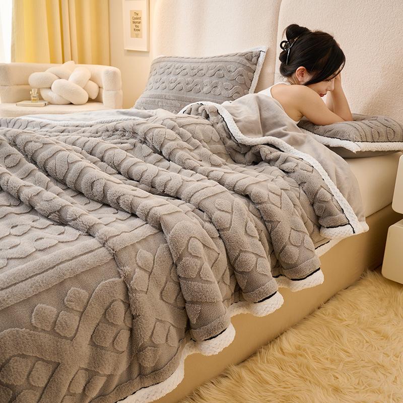 Winter Thick Tafu Velvet Milk Velvet Blanket