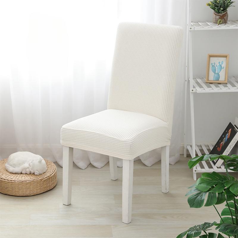 Thickened One-piece Elastic Chair Cover Corn Kernel Pineapple Grid Dining Chair Cover Stool Cover Chair Cover