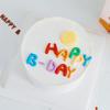 10Pcs/Set Colorful Birthday Happy Letter Decor Soft Rubber Cake Decoration Candy Color Cake Topper Children Party Supplies
