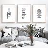 Inspirational Phrases Print Letters Quotes Wall Art Decor Pictures Poster Canvas Painting Wall Art Living Room Home Decor