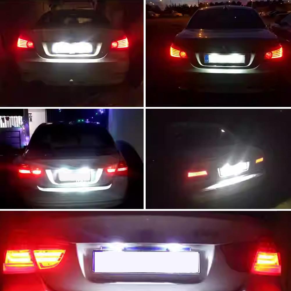 12V For Nissan Serena C27 2016-2018 Car License Plate Light Bulbs Auto Accessories Rear White LED Lamp