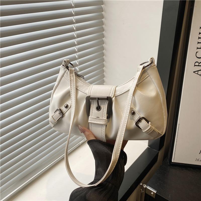 Large Capacity Pleated New Retro Commuter Temperament Locomotive Do Old Style Underarm Shoulder Bag Lady