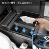 Coleya Console Box for the New Alphard 40 Series Center Console Storage ABS Custom Design with Rubber Easy Car Black (2023~), Box, Material, Mat,