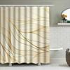 Modern Geometric Black White Shower Curtain With Letter R Decor Home Bathroom Waterproof Fabric Shelves Tub Set 72''X84'' (White