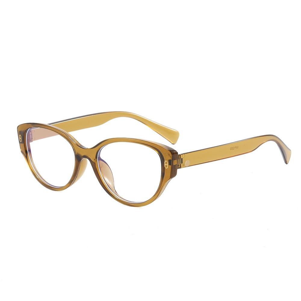 JYL TS Flat Glasses Cat Eye Small Frame Street Style/WF1253