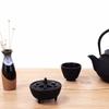 Mini Cast Iron Cone Incense Burner Heat Resistance Creative Cast Iron Incense Holder Retro Lotus Shaped Cast Iron Incense Censer