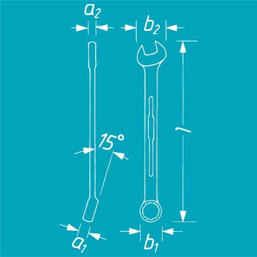 Hazet 600N-23 Combination Wrenches