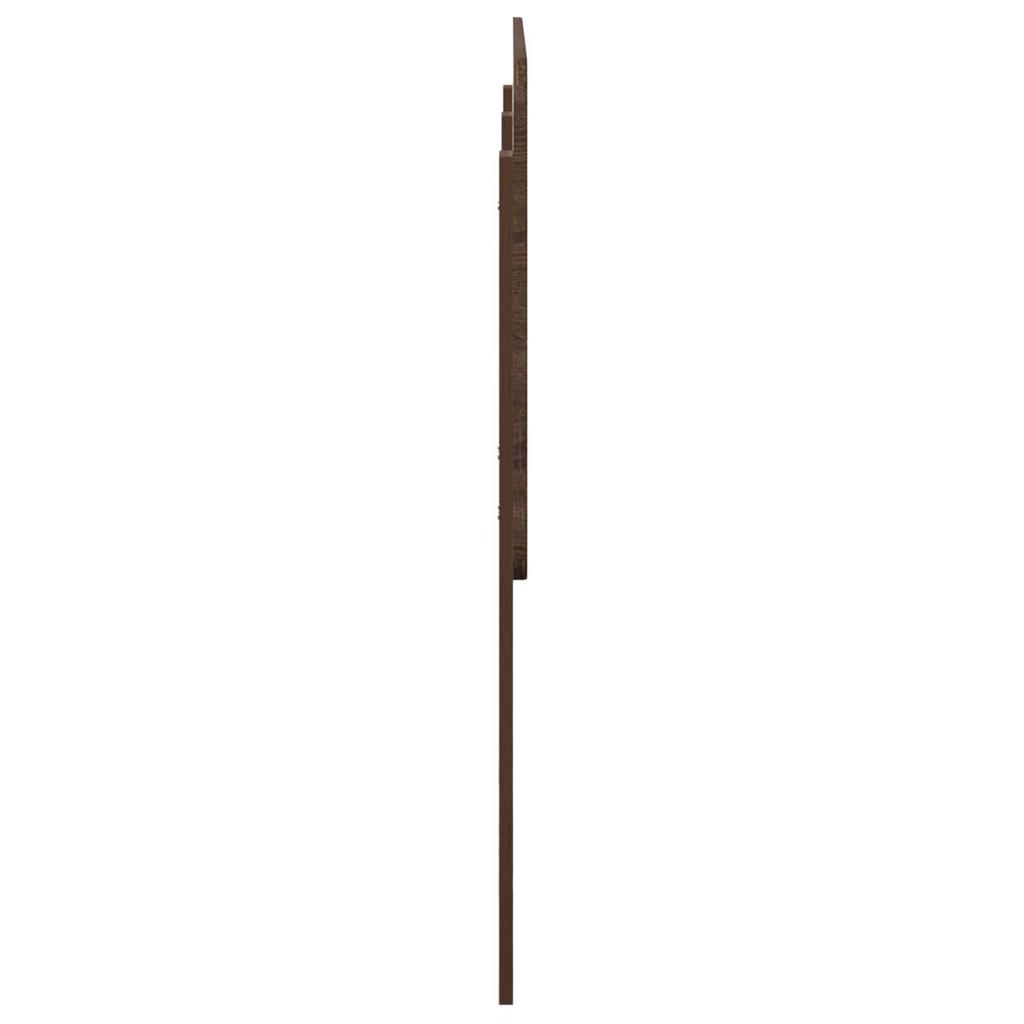 Headboard Brown Oak Effect Wood Based Material