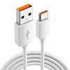 Dual Elbow Nylon Braided Fast Charging Cable for Apple, Android, Type-C with LED Light