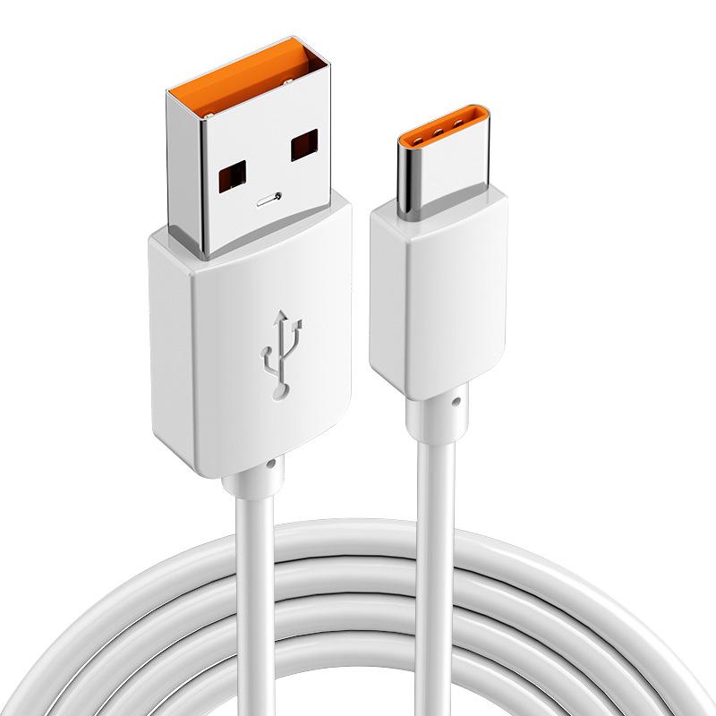 Dual Elbow Nylon Braided Fast Charging Cable for Apple, Android, Type-C with LED Light
