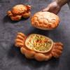 Creative Ceramic Tableware Crab Dining Plates Sashimi Plate Dessert Plate Fruit Bowl Salad Plates Soup Bowl Dim Sum Dish Tray