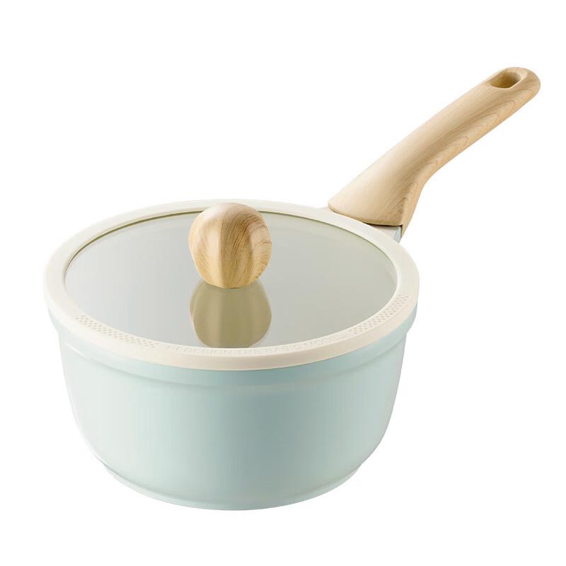 COOKER KING QC18NG Celadon Non-stick Milk Pot 18cm