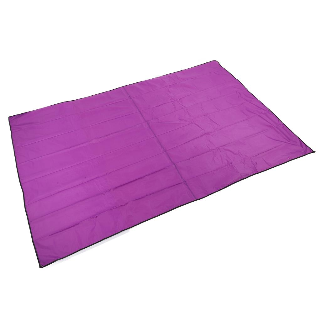 Sun Shade Sail UV Block Foldable Rectangular Awning Cloth for Courtyard Garden Swimming Pool Purple