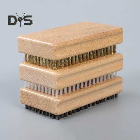 1/3ks štětec na vosk na snowboard Sada vosk na snowboard Nylon/mosaz/štětec na žíně na snowboard voskování leštění stínování