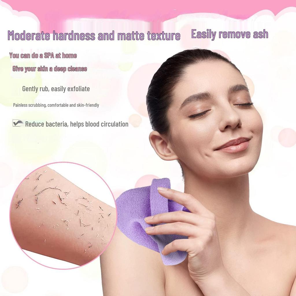 Elastic Bath Towel: Powerful Mud-Removing Scrubber for Body and Back, Perfect for Men and Women