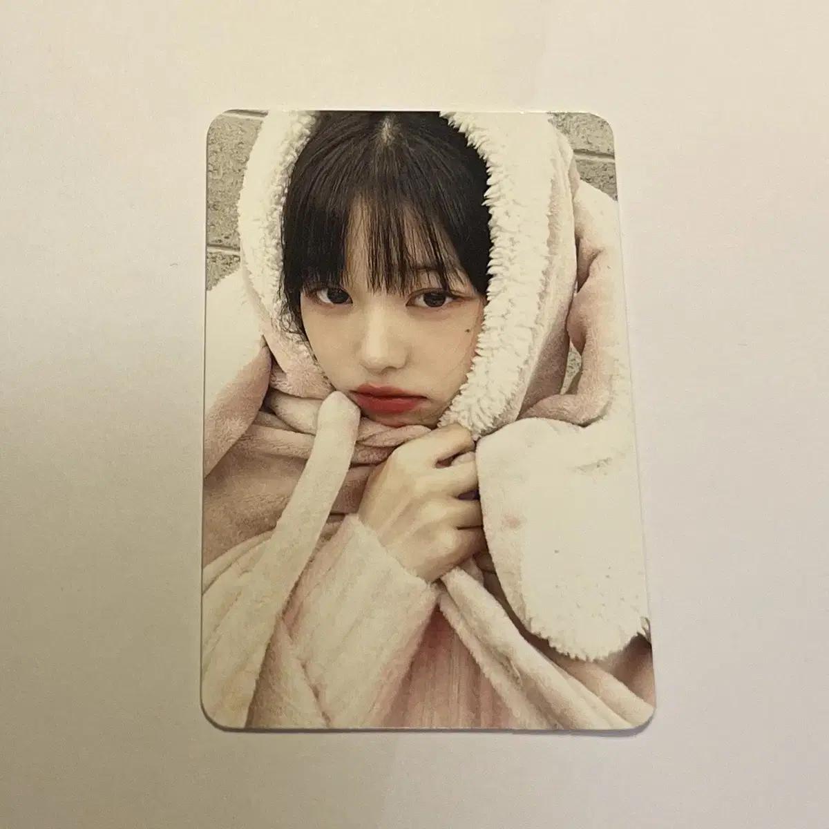 

Ive Makestar Wonyoung Wonyoung Rabbit Pajamas Unreleased Photocard Poca Photo Card