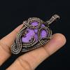 Purpurite Jewelry, 999 Copper Wire Wrapped Pendant Handmade Gemstone Jewelry, Gifts For Wife Brand New Pendant
