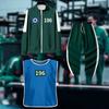 Yousheng 3 Pcs/Set Cosplay Costume Zip-up Sweatshirt Jacket Drawstring Pants with Vest Korean Game Tracksuit Set for Women Men Sports Running Gym