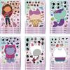 Gabby Cat Dolls Cartoon Stickers Birthday Party Decoration Diy Sticker Luggage Guitar Waterproof Graffiti Baby Shower Kids Toys*