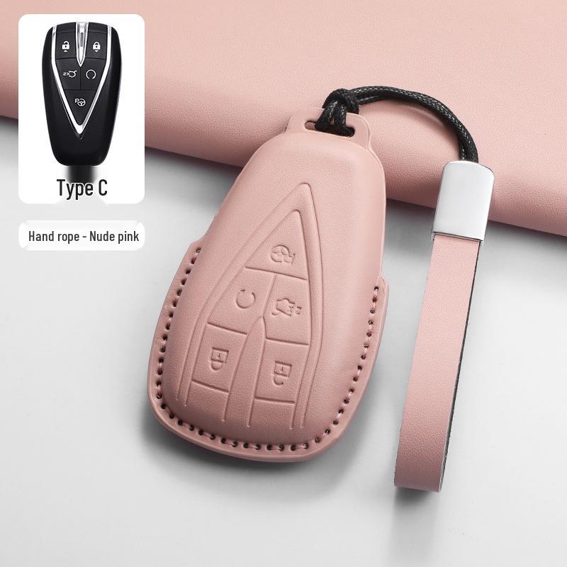 Changan CS75Plus/CS55Plus, Yidong, Oshan X5/Z6 Car Key Cover (Black)