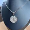 One Piece Stainless Steel Saint Benedict Necklace and Pendant Cross Pendant Necklace for Men and Women