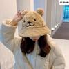 Winter Knit Trapper Hat Fleece Lined Thickened Earflap Beanie Windproof Warm Cold Weather Cap