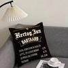 HHERTOG JANS Cushion Cover Pillowcase Comfort Sofa Bed Silky Elegant Invisible Zipper Decorative Cushion Cover