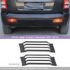Rear Fog Light Cover Trim Metal Decoration Protective Cover Fit For Jeep Grand Cherokee 2007-2010 Exterior Accessories