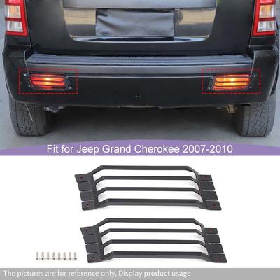 Copertura Trim Decorazione Metallica Protettiva Fanale Nebbia Posteriore Adatta Per Jeep Grand Cherokee 2007-2010 Accessori Esterni
