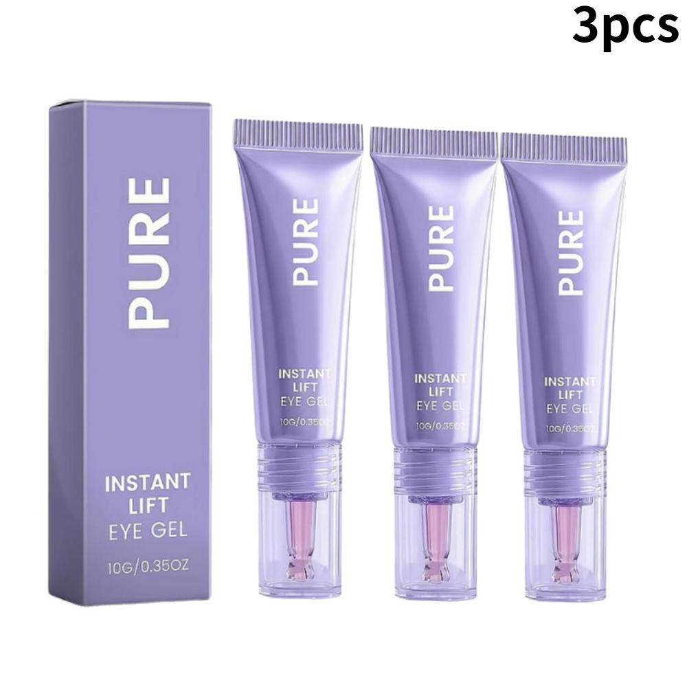 PURE Augen-Gel-Creme Sofort-Lifting Straffend Feuchtigkeitsspendend Kollagen-Essenz Anti-Falten Augenringe Entfernung Augenmassagegerät Hautpflege