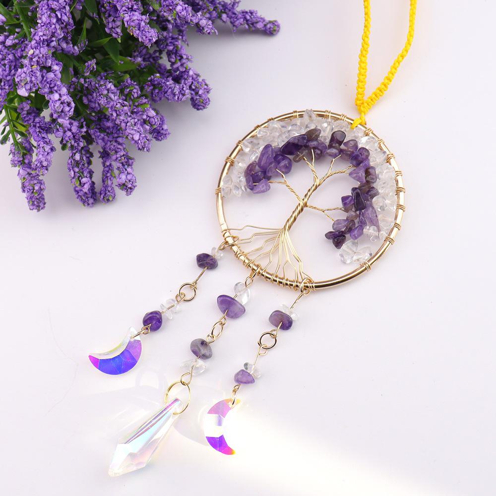 Tree of Life Crystal Sun Catcher Ornament Pendant
