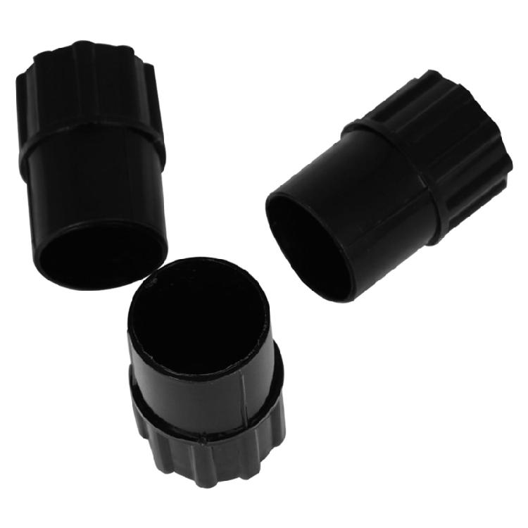 3Pcs  Altos Saxophone End Plug Stopper Sax Protection Caps Saxophone Black Neck Plug Light Weight Plastic Sax End Plug