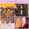 Luz de Natal de Ventosa LED Decoração de Floco de Neve Cena de Rena Iluminação Para Exibições de Feriado Ideal Para Decorações de Janela