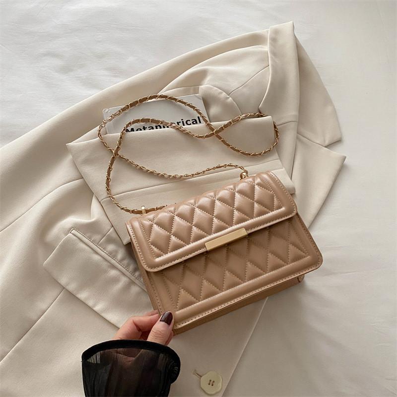 Fashionable Minimalist One Shoulder Bag Chic Retro Small Square Crossbody Purse For Everyday Use