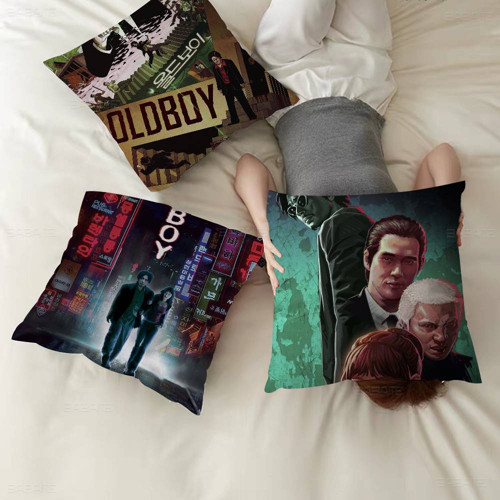 Thriller Movie Oldboy Pillowcase Toon Gift Cushion Cover Bedroom Home Sofa Chair Seat Decor Pillow Case