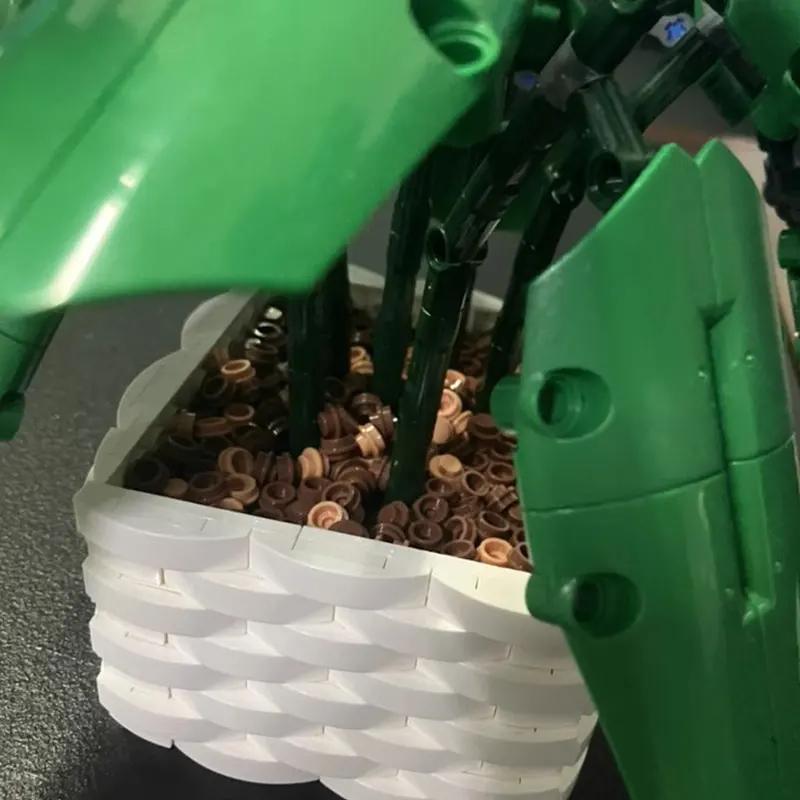 Stavební blok Huazhi Hydrangea Věčný květinový montážní hračka kreativní dárek