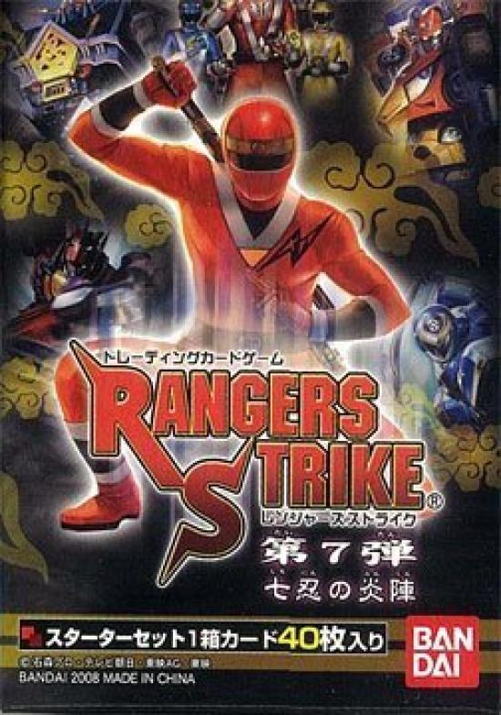 

Rangers Strike Карточная игра 7-е издание Стартовый Настрой Семь Пламен Ниндзя