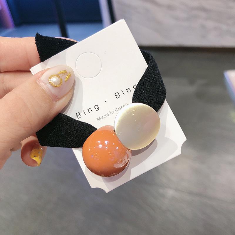 Korean Simple Scrunchie Women Girls Elastic Hair Rubber Bands Accessories Tie Hair Rope Ring Holder Ornaments Headdress