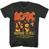 2026 AC and DC Band Graphic Print Suitable Unisex High Quality Y2k Short Sleeves Classic Streetwear Soft Tees Classic Breathable