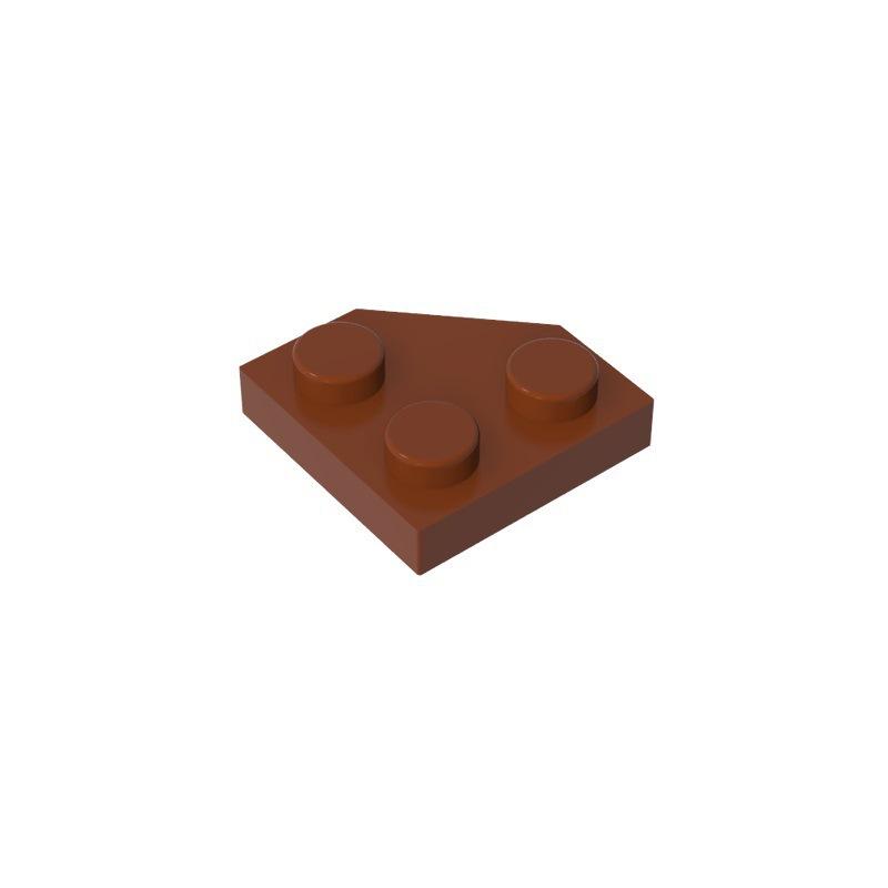 10 Peças 26601 Placa de Cunha 2x2 Canto Chanfrado Bloco Moc Compatível com Tijolo DIY Brinquedo Infantil Peça de Montagem