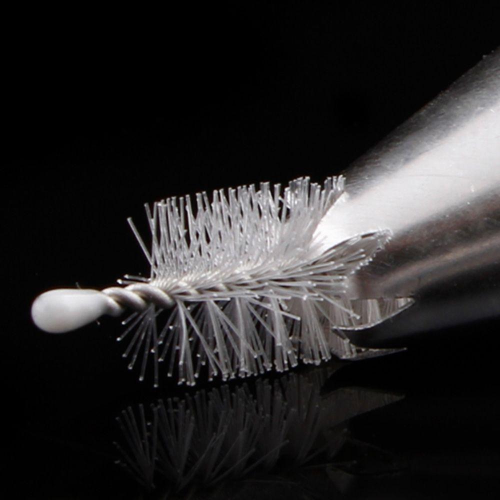 DIY Cream Piping Pastry Cleaning Brush Stainless Steel Cake Decorating Tip Icing Nozzles