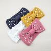 New Wide Bowknot Pearl Headbands For Woman Warm Hairband Elastic Sports Yoga Headwear Girls Hair Band Winter Hair Accessories