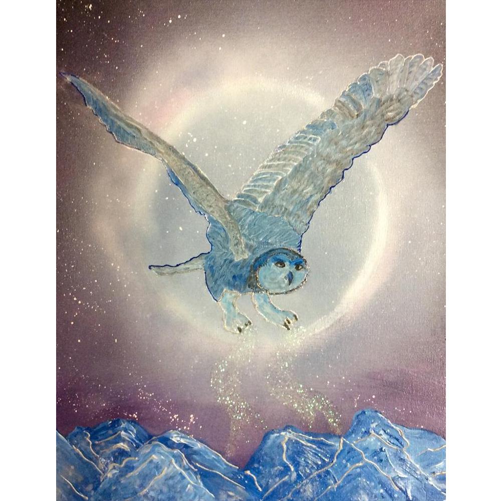 

Полная площадь Алмазная картина Портрет Красочные животные Алмазная вышивка Волк Сова Пантера Изображение Стразы Вышивка Крестом Рождественские украшения Full Square 20X30CM светло-синий