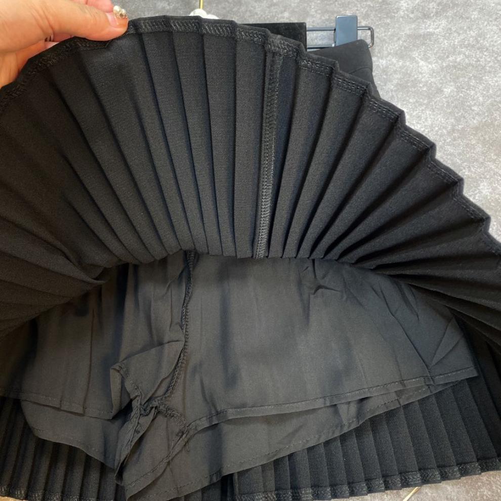 Spring Summer High Waist Short Mini Pleated Skirt Streetwear Women Fashion A Line Skirt