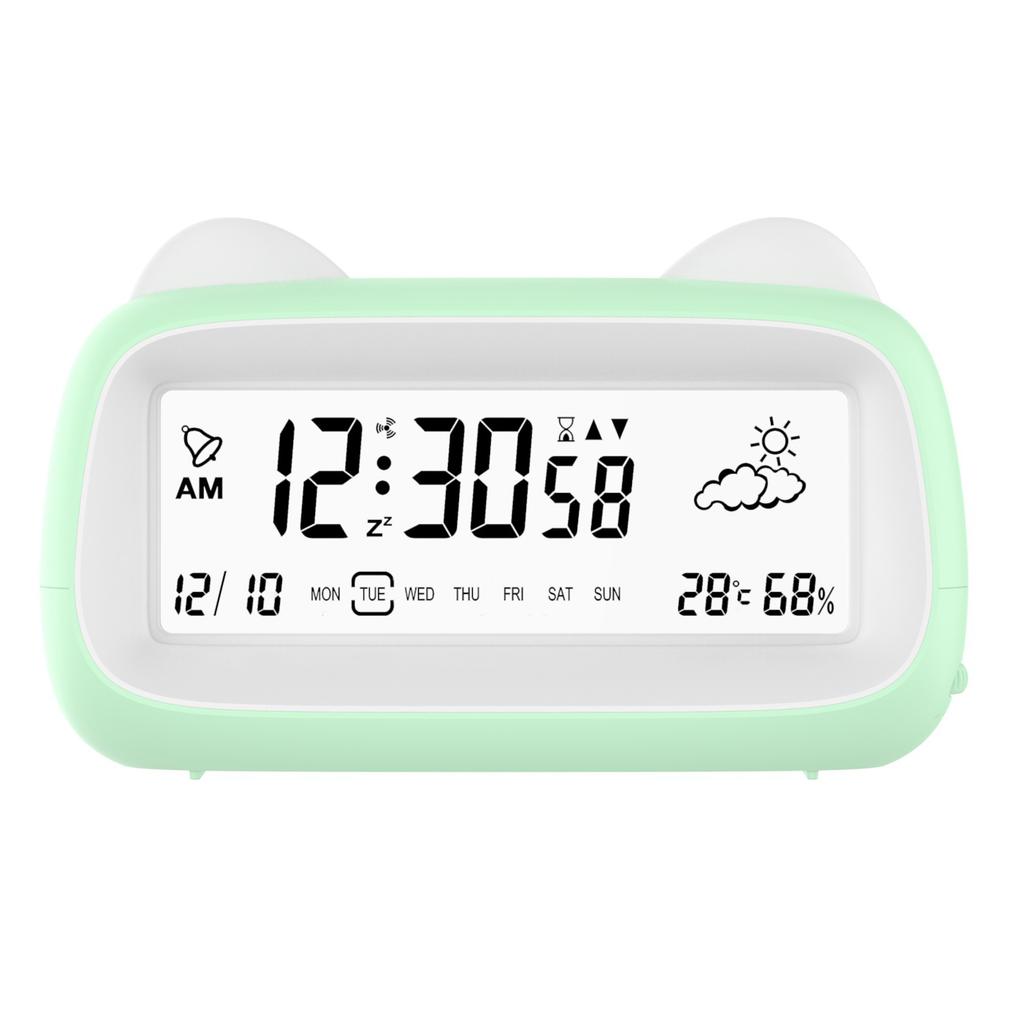 Desk Decorations Table Clock Bedroom Decoration Led Digital Alarm Clock Data Times Calendar Electronic Multi-function Desktop