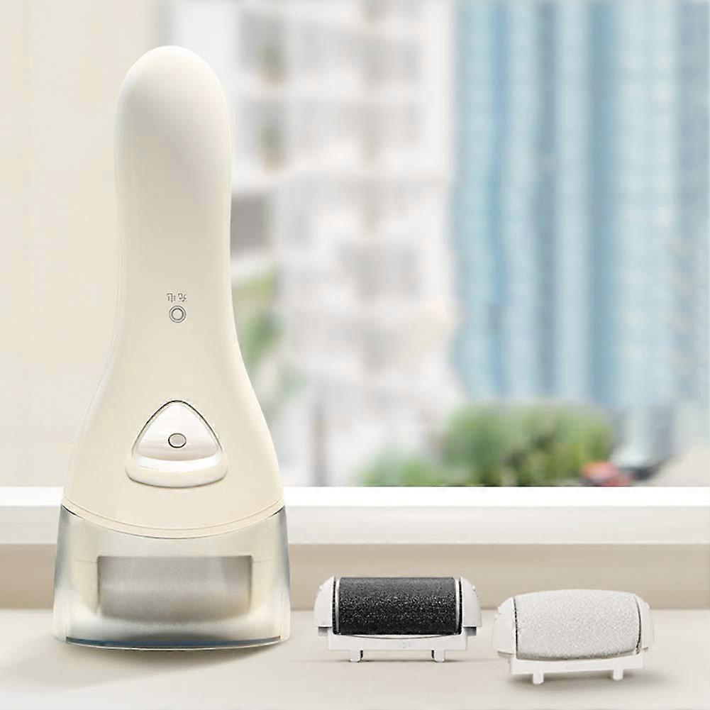 Electric Callus Remover Waterproof Rechargeable Foot File with 3 Rollers for Wet and Dry Use