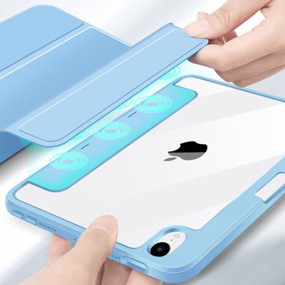Magnetische Trennung Hülle für iPad Mini 6 9 Hüllen Tablet Schutzhülle Acryl Transparent Leder iPad9 Mini6 10.5 2021