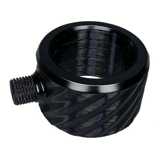 Мужская душевая лейка Мощная Суперзарядка Гидромассаж Стандартная резьба Подходит для большинства труб 360-градусное кольцо Водяная струя Спиральная S