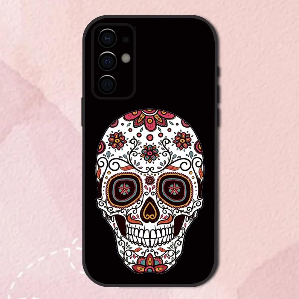 

Cool Mexican Catrina Skull Phone Case For Samsung S24,S21,S22,S23,S30,Ultra,S20,Plus,Fe,Lite,Note,10,9,5G Black Soft Shell Samsung S225G